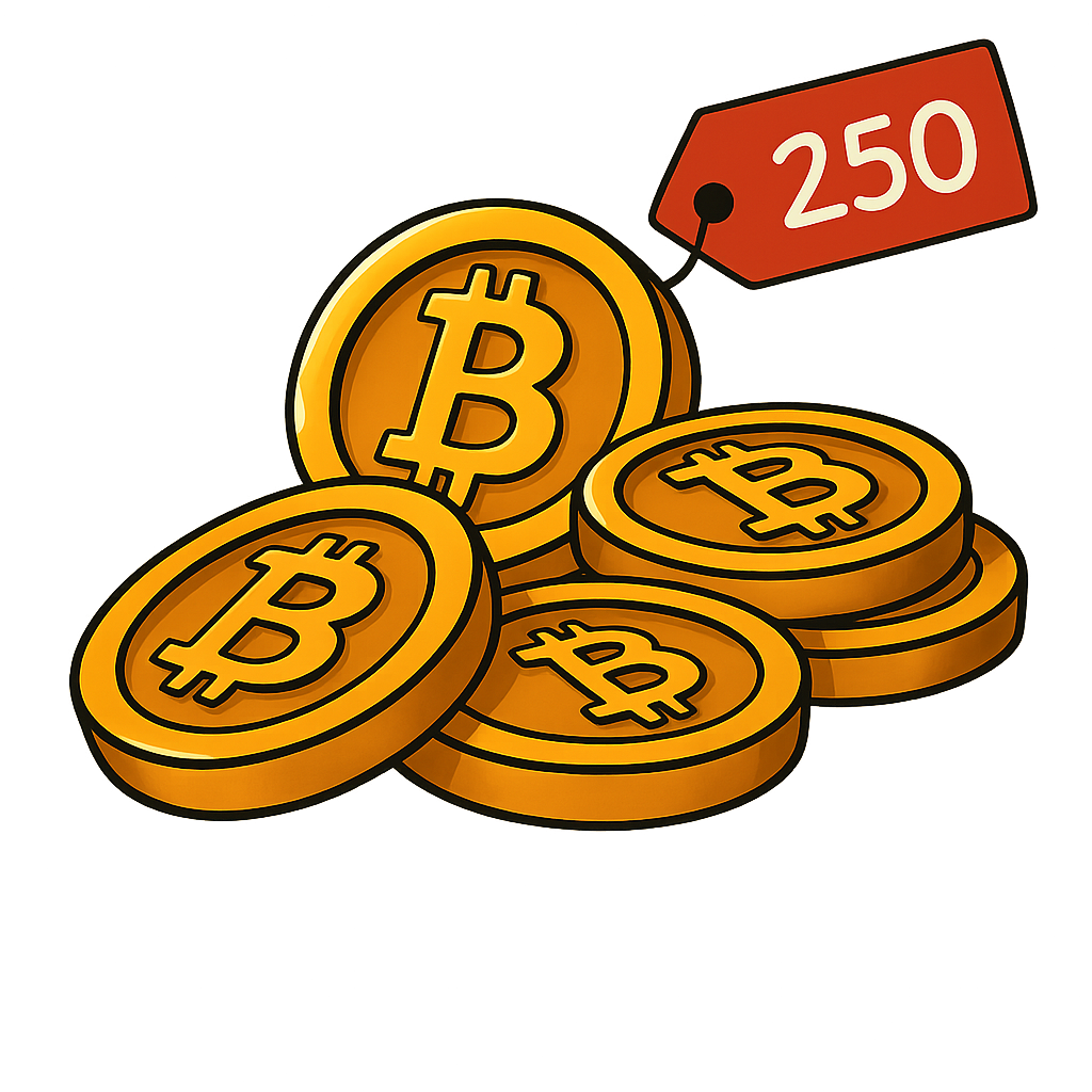 250 Coins