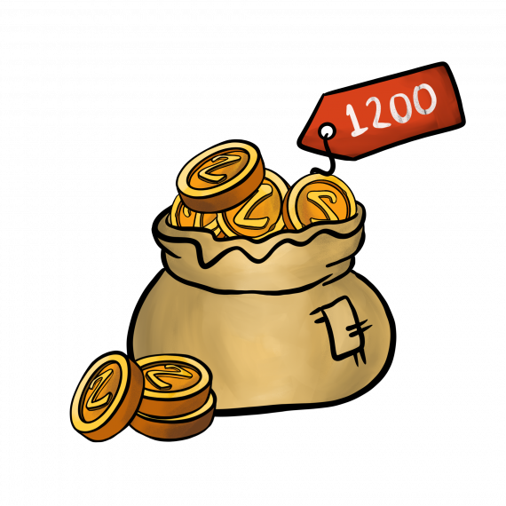 1200 Coins